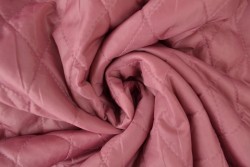 Quilted lining 38 dark old pink