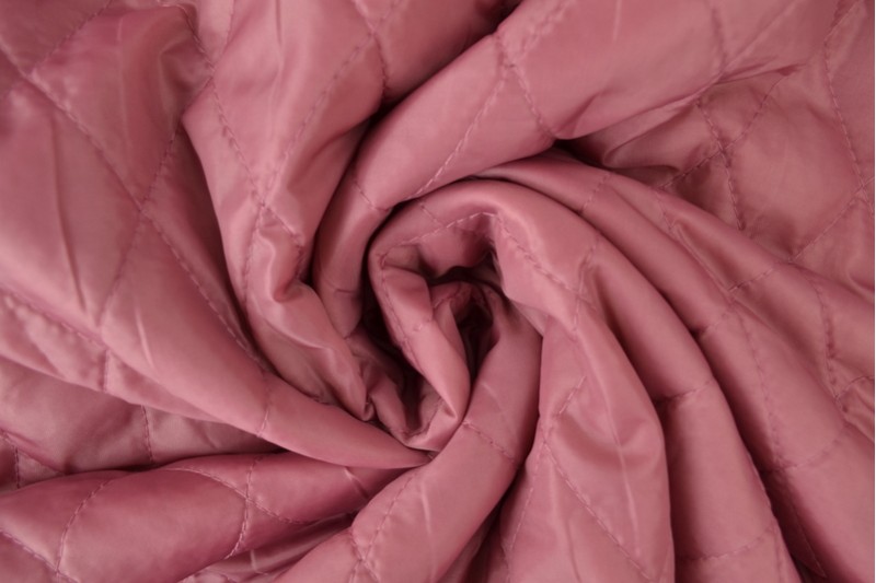 Quilted lining 38 dark old pink