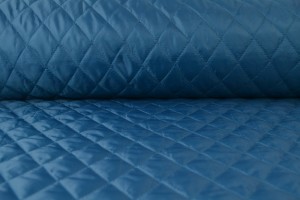 Quilted lining 46 dark petrol