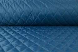 Quilted lining 46 dark petrol