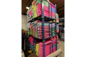 Stock tulle fabrics 100.000 mtr