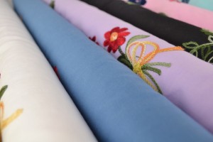 Cotton Poplin Embroidered