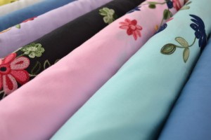 Cotton Poplin Embroidered