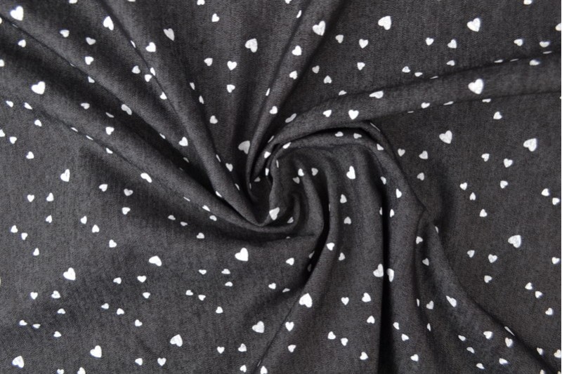 Denim chambray washed print 15-06