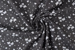 Denim chambray washed print 16-06