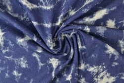 Denim chambray washed print 17-04
