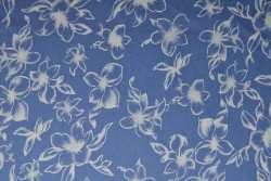Denim chambray washed print 18-02