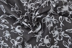 Denim chambray washed print 18-06