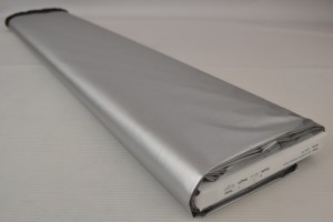 Sun protection blackout fabric 01 silver one-sided