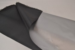 Sun protection blackout fabric 01 silver one-sided