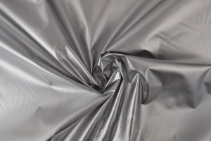 Sun protection blackout fabric 02 silver two-sided