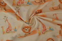Cotton poplin print digital 77-1