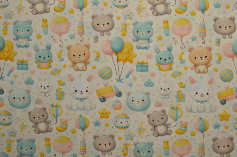 Cotton poplin print digital 84-1
