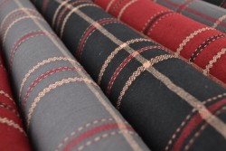 Tartan cotton-linen