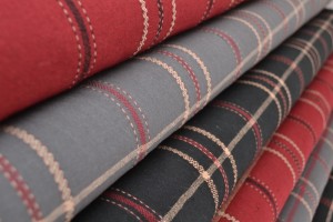 Tartan cotton-linen