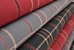 Tartan cotton-linen