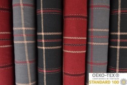 Tartan cotton-linen