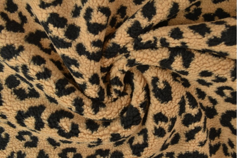 Teddy fur print 01-01 380gm2