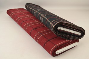 Tartan cotton-linen