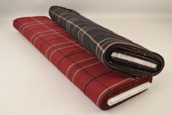 Tartan cotton-linen