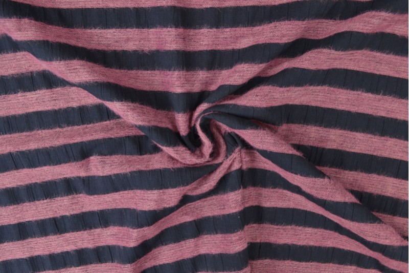 Cotton jacquard specials muslin stripes 01-02