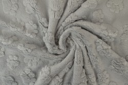 fleece dog paws 25 silvergrey