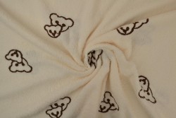 teddy towelling embroidered 01-02