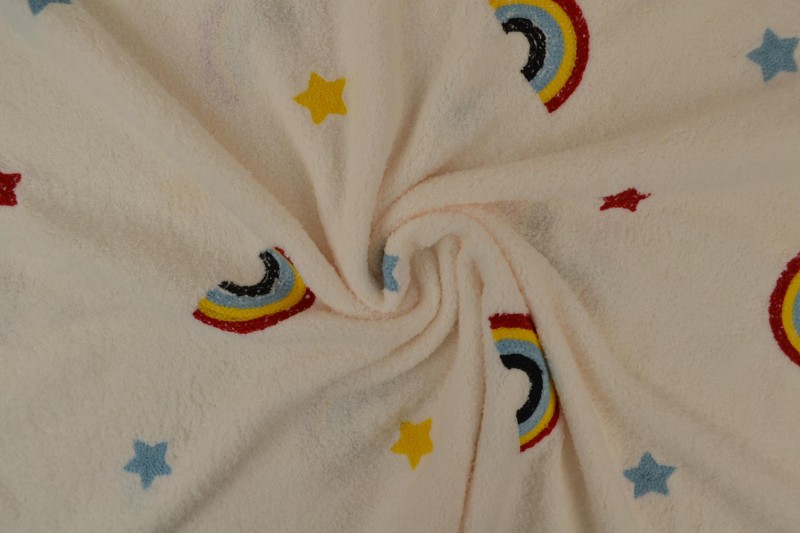 teddy towelling embroidered 02-02