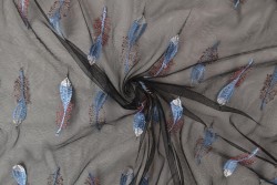 Mesh embroidered 02-02
