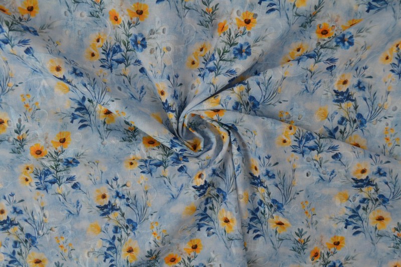 Cotton embroidery print 08