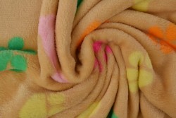 Coral fleece print 80-01