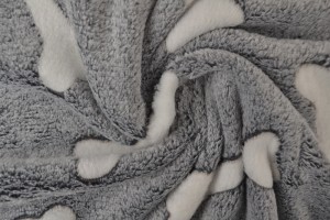 Coral fleece print 81-01
