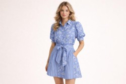 Denim Chambray Washed Prints