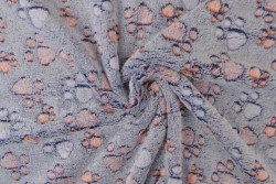 Coral fleece print 82-05