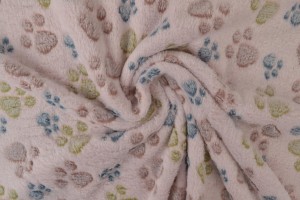 Coral fleece print 82-07