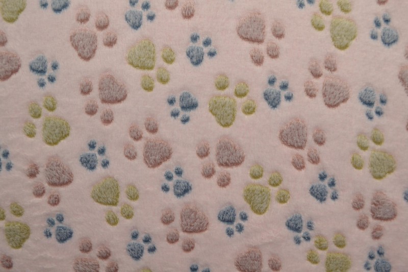 Coral fleece print 82-07
