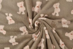 Coral fleece print 186-02