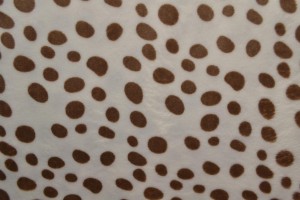 Coral fleece print 187-01