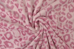 Coral fleece print 191-02