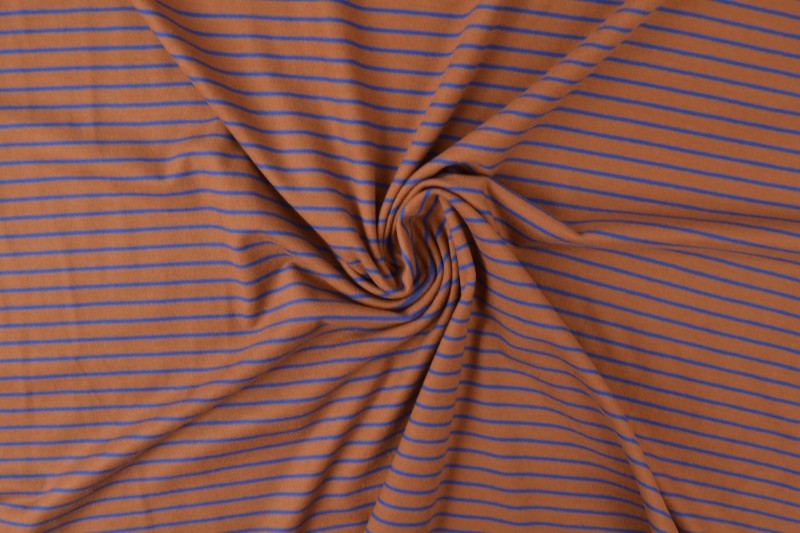 Cotton jersey brushed stripes 01-04