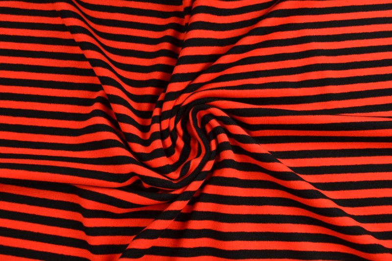 Cotton jersey brushed stripes 02-04