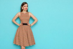 Cotton Jersey ''Brushed stripes''