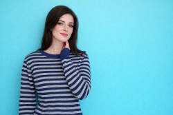 Cotton Jersey ''Brushed stripes''