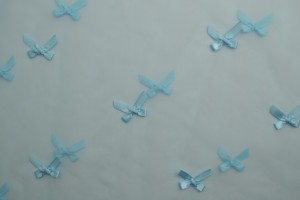 Mesh bowknot 08-05 blue