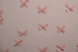 Mesh bowknot 08-19 old pink