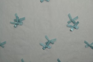 Mesh bowknot 08-34 old green