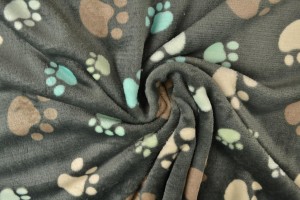 Coral fleece print 189-01