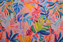 Linen fashion print 07-03