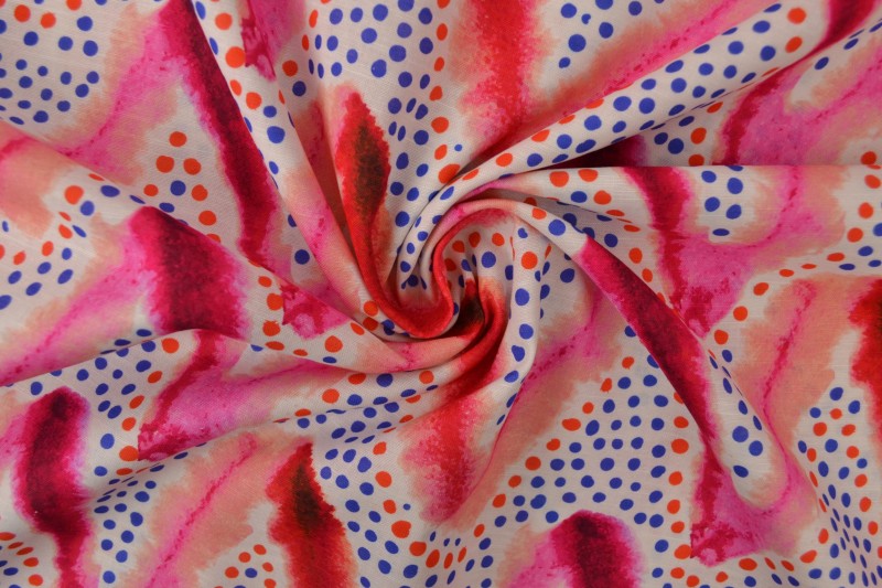 Linen fashion print 09-03