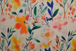 Linen fashion print 10-02